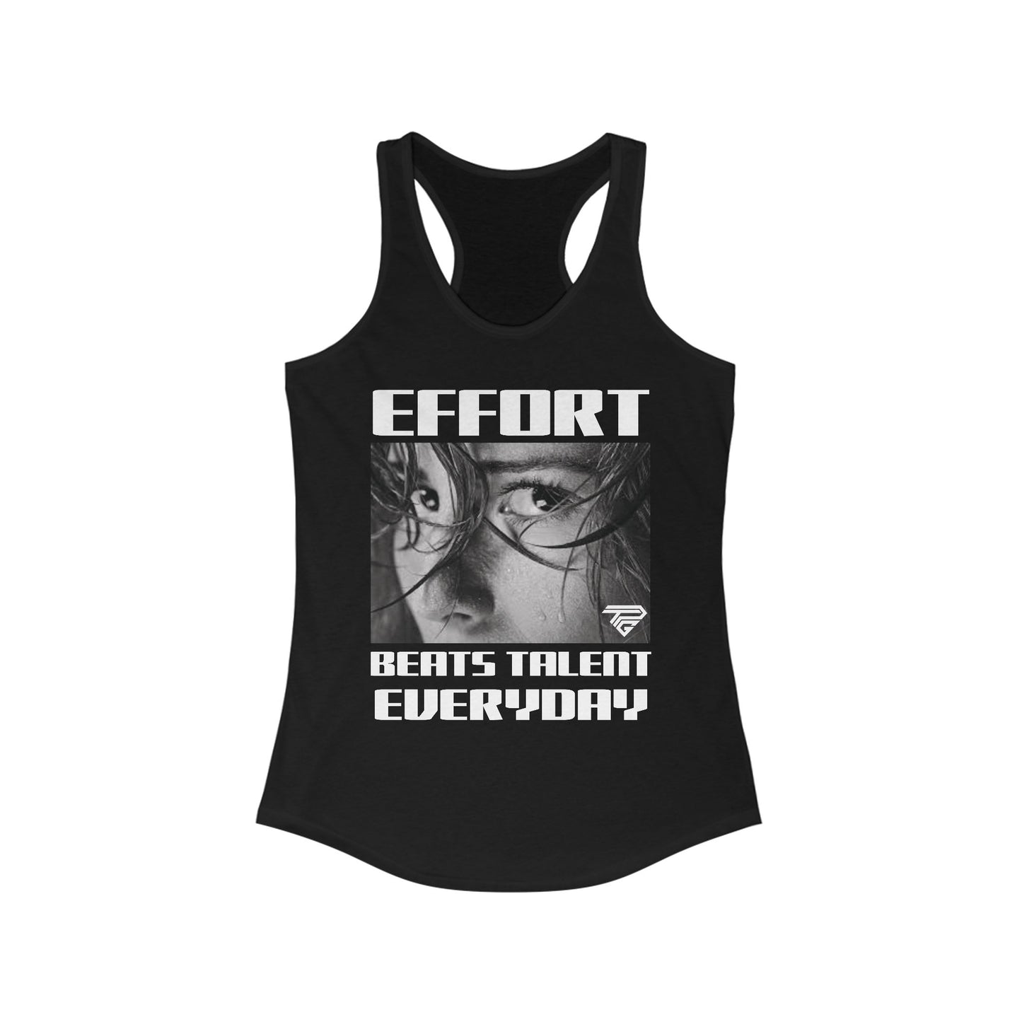 Effort Beats Talent - Everyday Active Racerback Tank