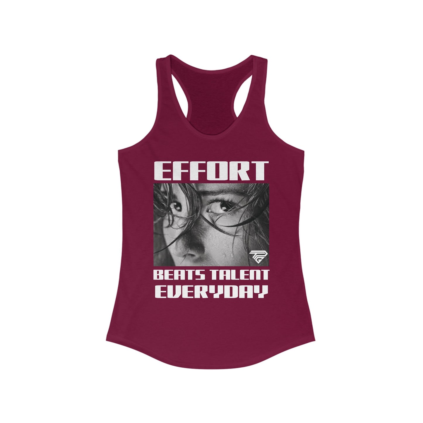 Effort Beats Talent - Everyday Active Racerback Tank