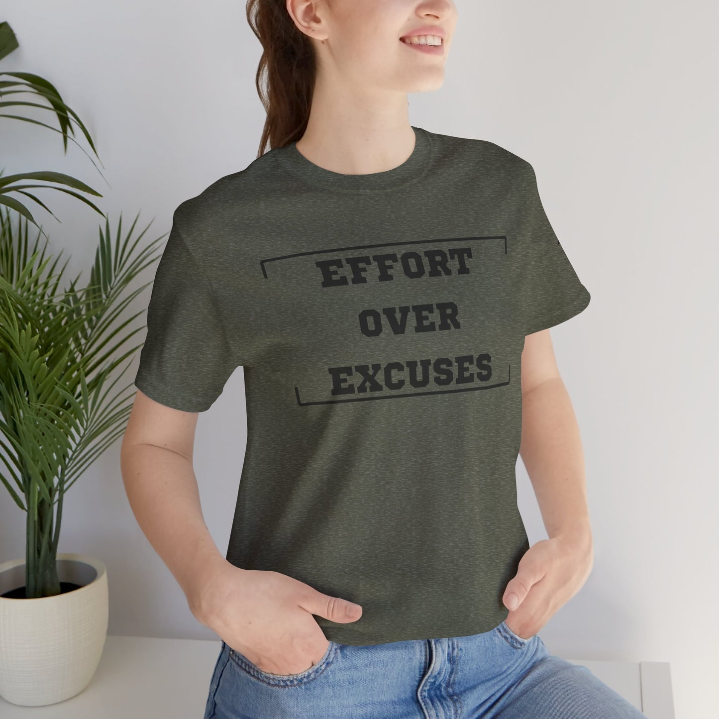 'Effort Over Excuses' Unisex Tee