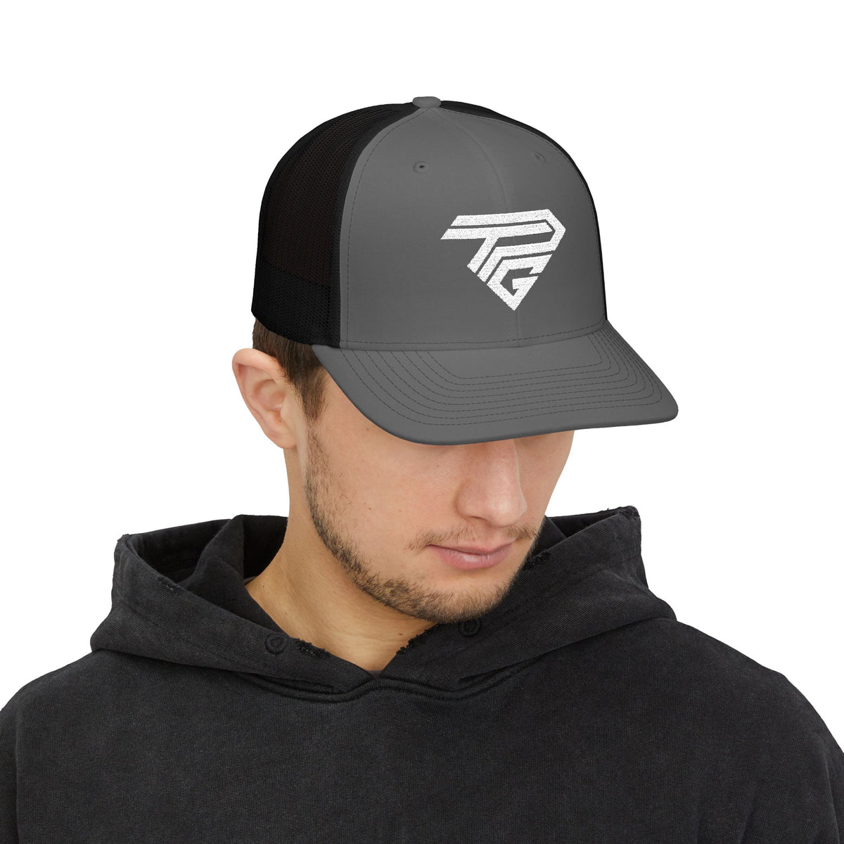 TPG Sports Geometric Logo Trucker Cap