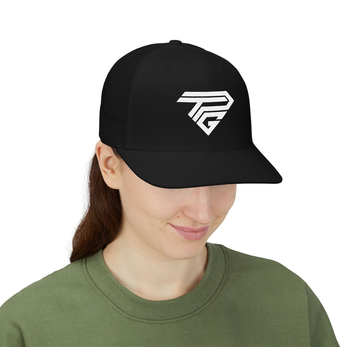 TPG Sports Geometric Logo Trucker Cap