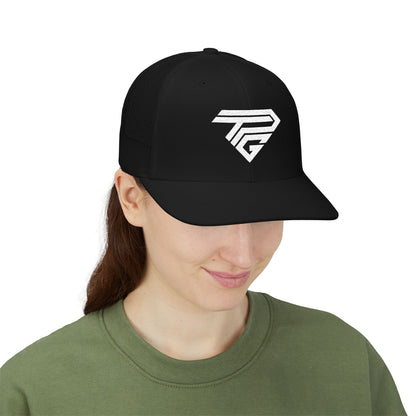 TPG Sports Geometric Logo Trucker Cap