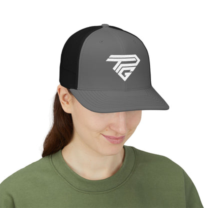 TPG Sports Geometric Logo Trucker Cap