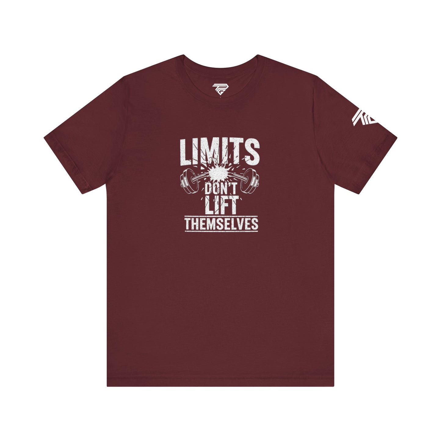 Gym Motivation T-Shirt – “Limits Don’t Lift Themselves” Fitness Tee
