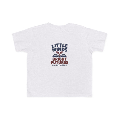 Bright Acres Little Minds Bright Futures Toddler Tee — Ash, back
