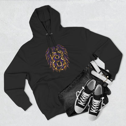 Purple Night 8 Football Hoodie