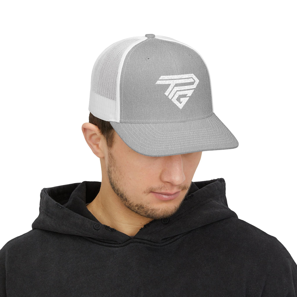TPG Sports Geometric Logo Trucker Cap