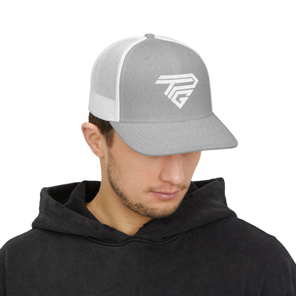 TPG Sports Geometric Logo Trucker Cap