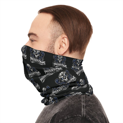 Phantoms Black Logo Neck Gaiter