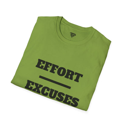 Motivational Unisex T-Shirt - 'Effort = Excuses'
