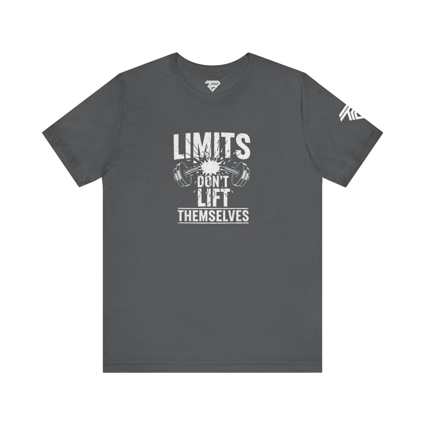 Gym Motivation T-Shirt – “Limits Don’t Lift Themselves” Fitness Tee