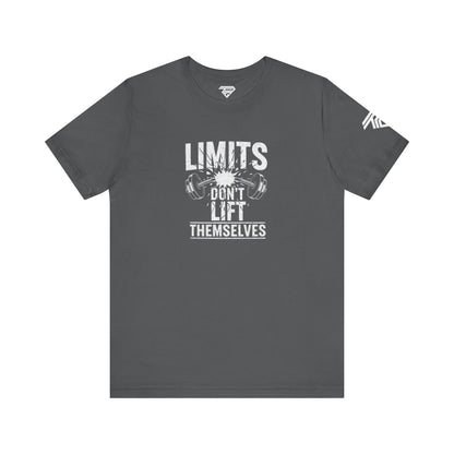 Gym Motivation T-Shirt – “Limits Don’t Lift Themselves” Fitness Tee