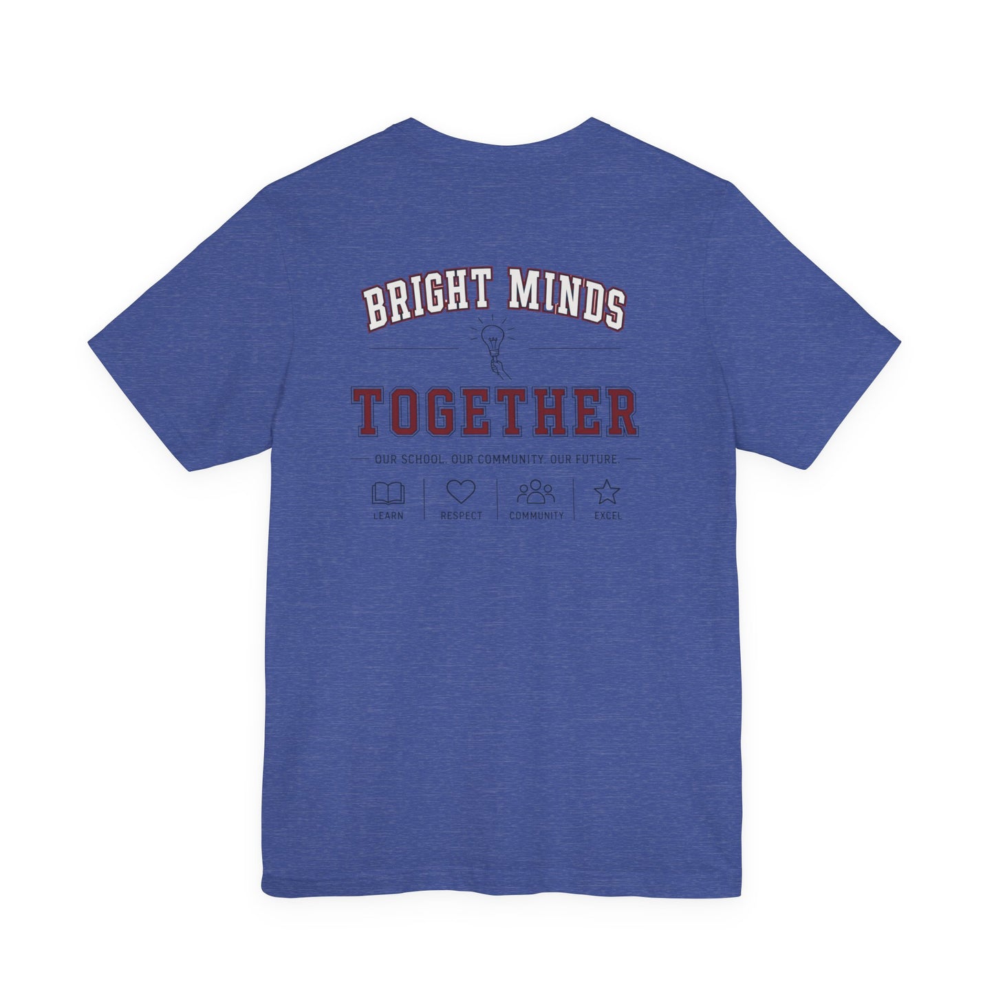 Bright Acres Learning Academy Tee — "Bright Minds Together" School Shirt
