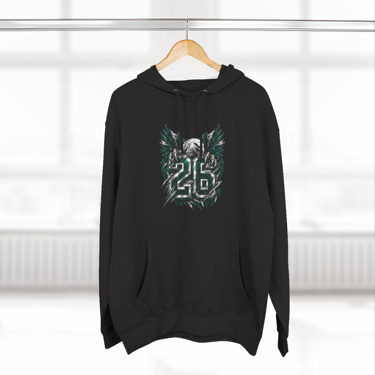 Midnight Wings 26 Football Hoodie