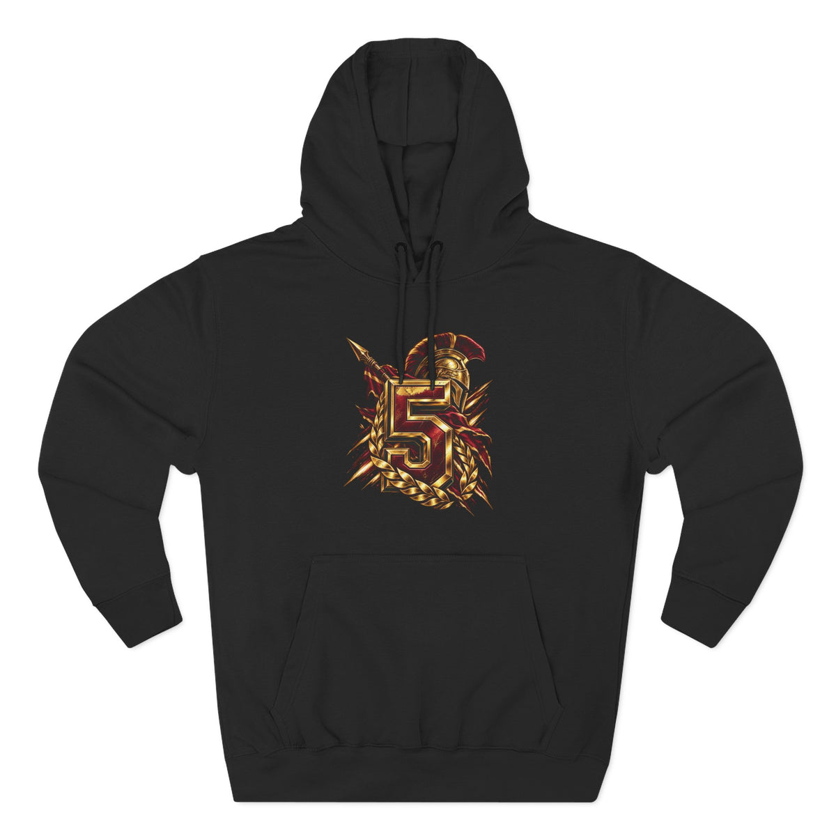 Burgundy Legion 5 Football Hoodie