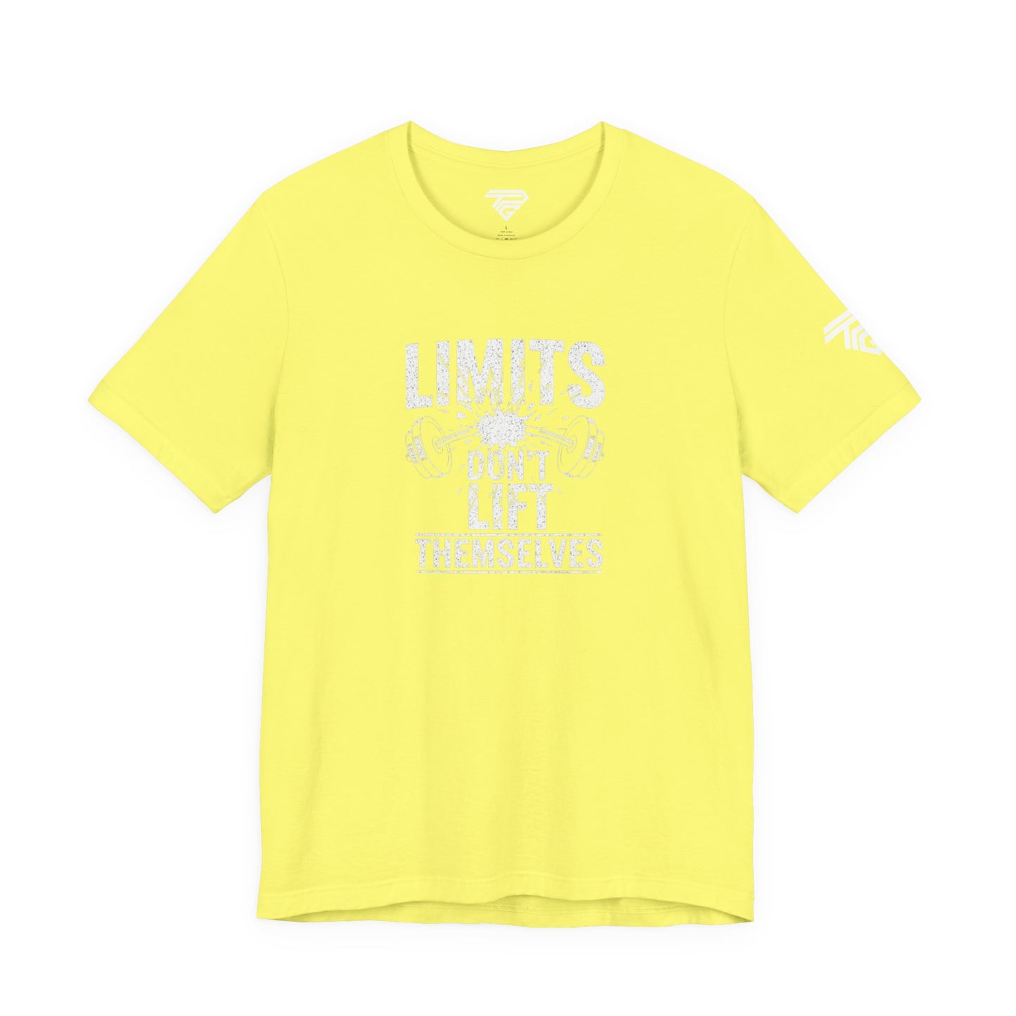 Gym Motivation T-Shirt – “Limits Don’t Lift Themselves” Fitness Tee