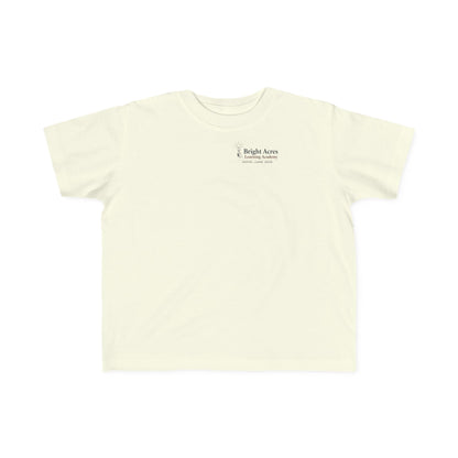 Bright Acres Bright Minds Together Toddler Tee — Natural, front