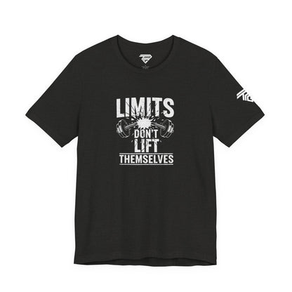Gym Motivation T-Shirt – “Limits Don’t Lift Themselves” Fitness Tee
