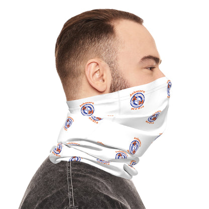 Ashmore Media White Logo Neck Gaiter