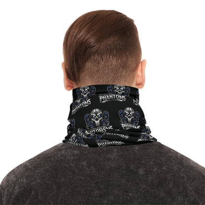 Phantoms Black Logo Neck Gaiter