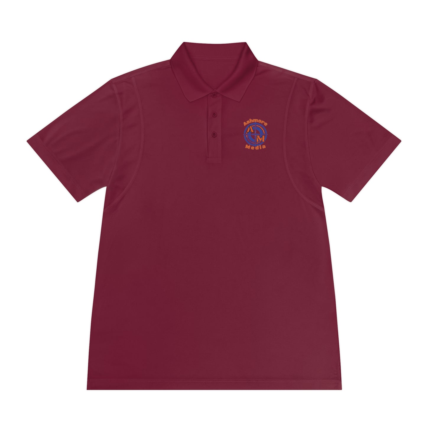 Ashmore's Media Logo Men's Sport Polo Shirt