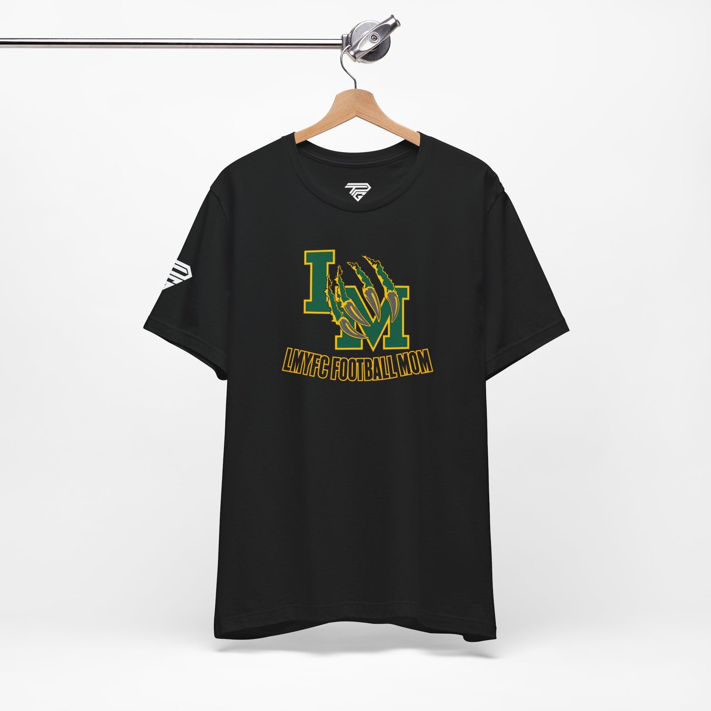 LMYFC Distressed Claw Graphic Shirt Football Mom Tee