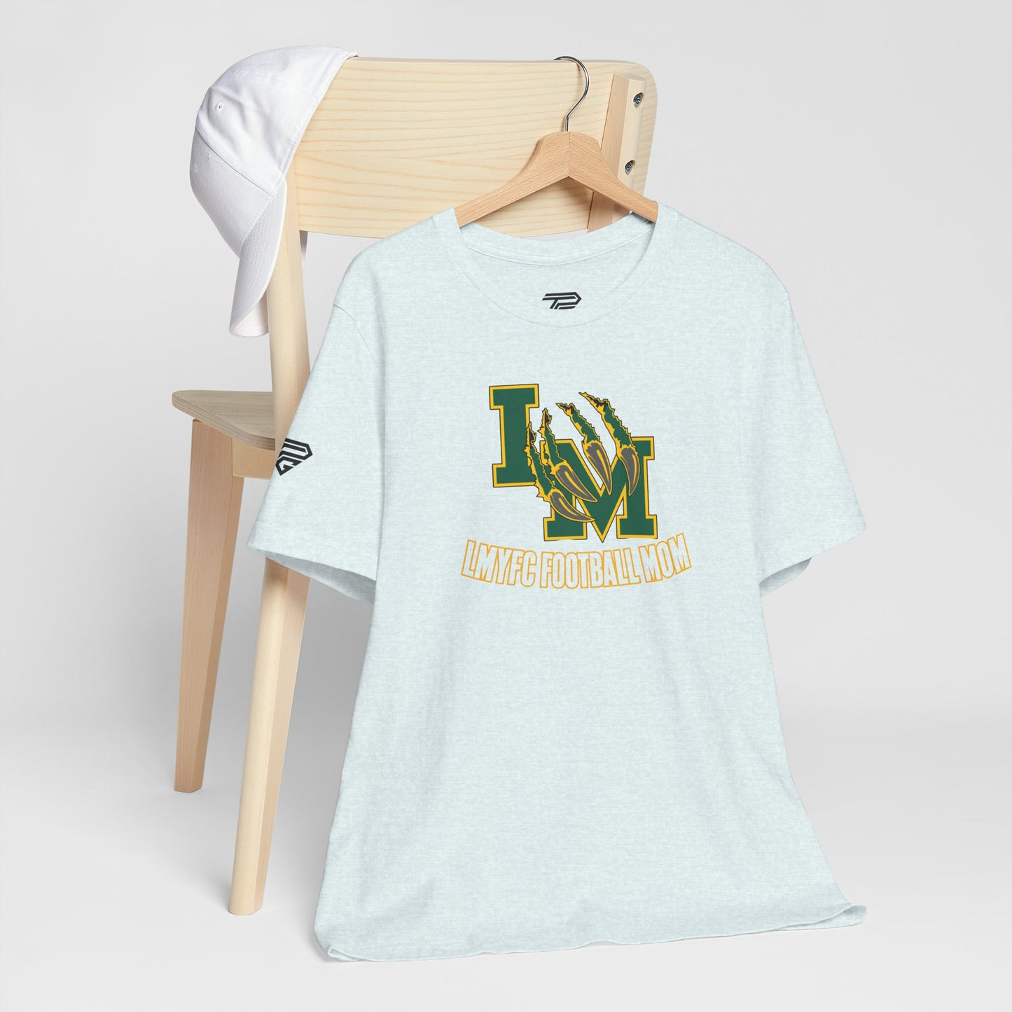 LMYFC Distressed Claw Graphic Shirt Football Mom Tee
