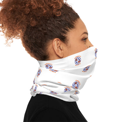 Ashmore Media White Logo Neck Gaiter