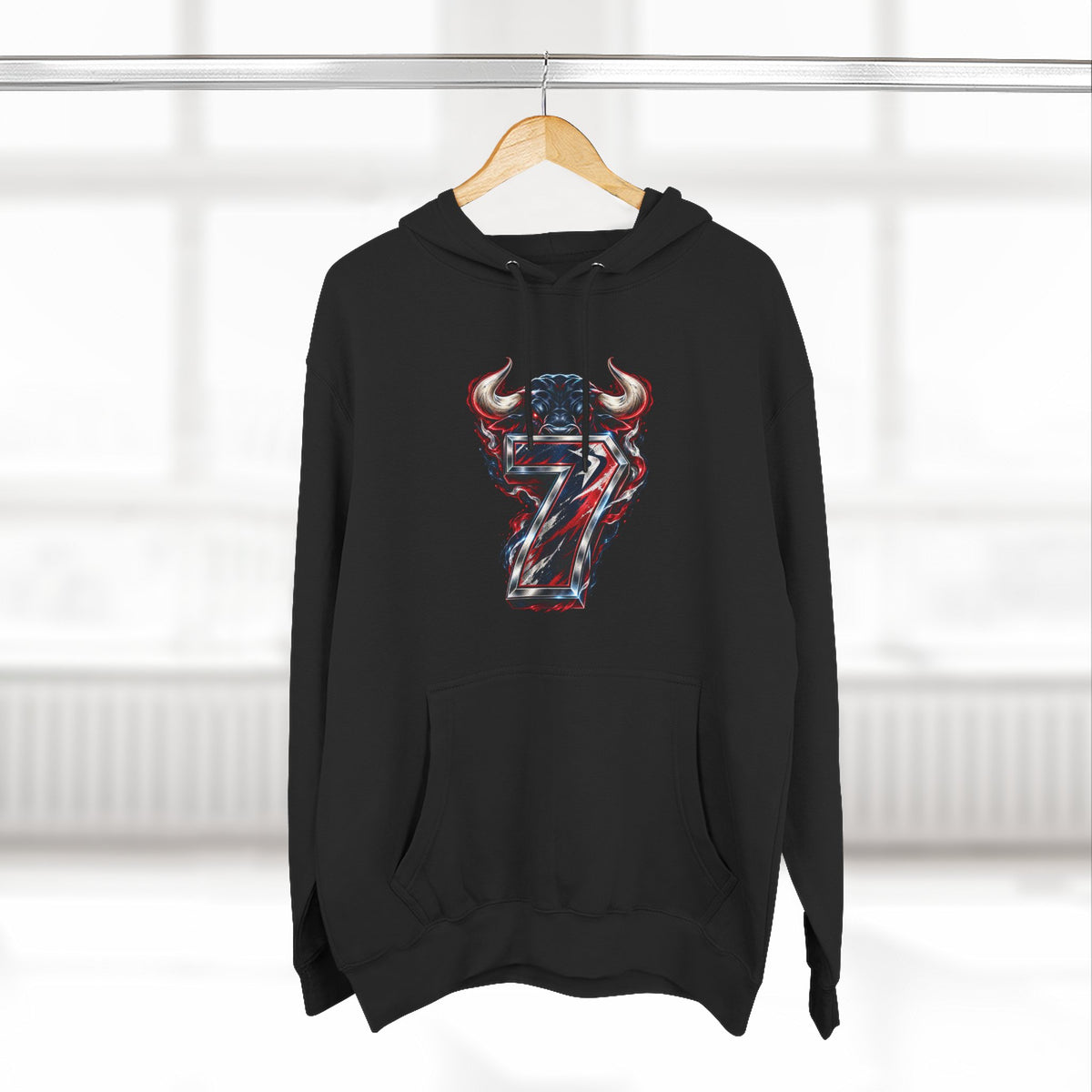 Iron Horn 7 Football Hoodie