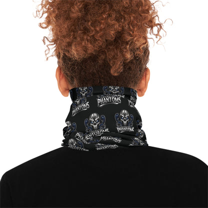 Phantoms Black Logo Neck Gaiter