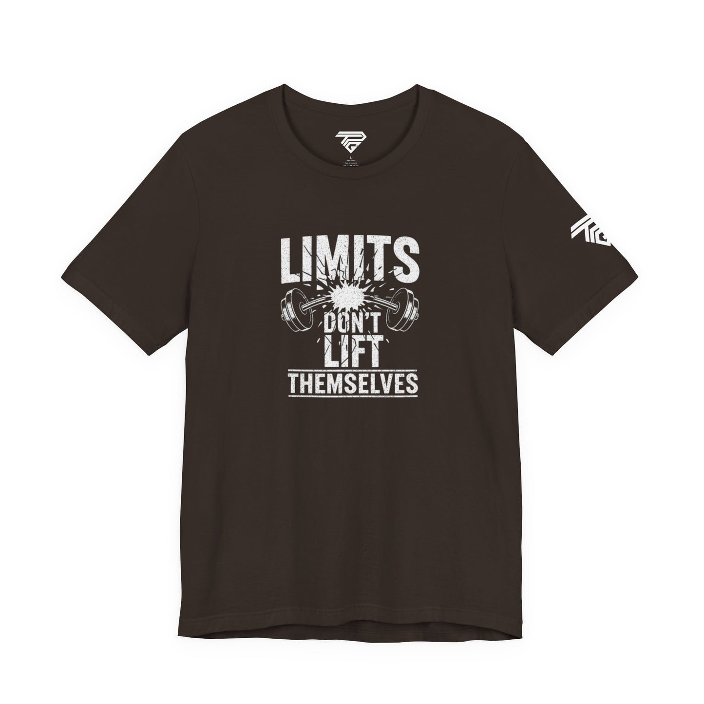 Gym Motivation T-Shirt – “Limits Don’t Lift Themselves” Fitness Tee