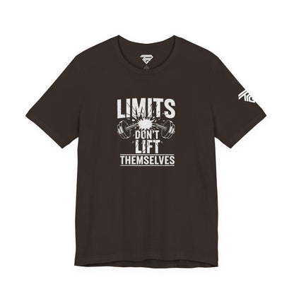 Gym Motivation T-Shirt – “Limits Don’t Lift Themselves” Fitness Tee