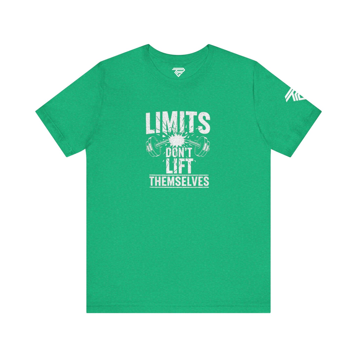 Gym Motivation T-Shirt – “Limits Don’t Lift Themselves” Fitness Tee