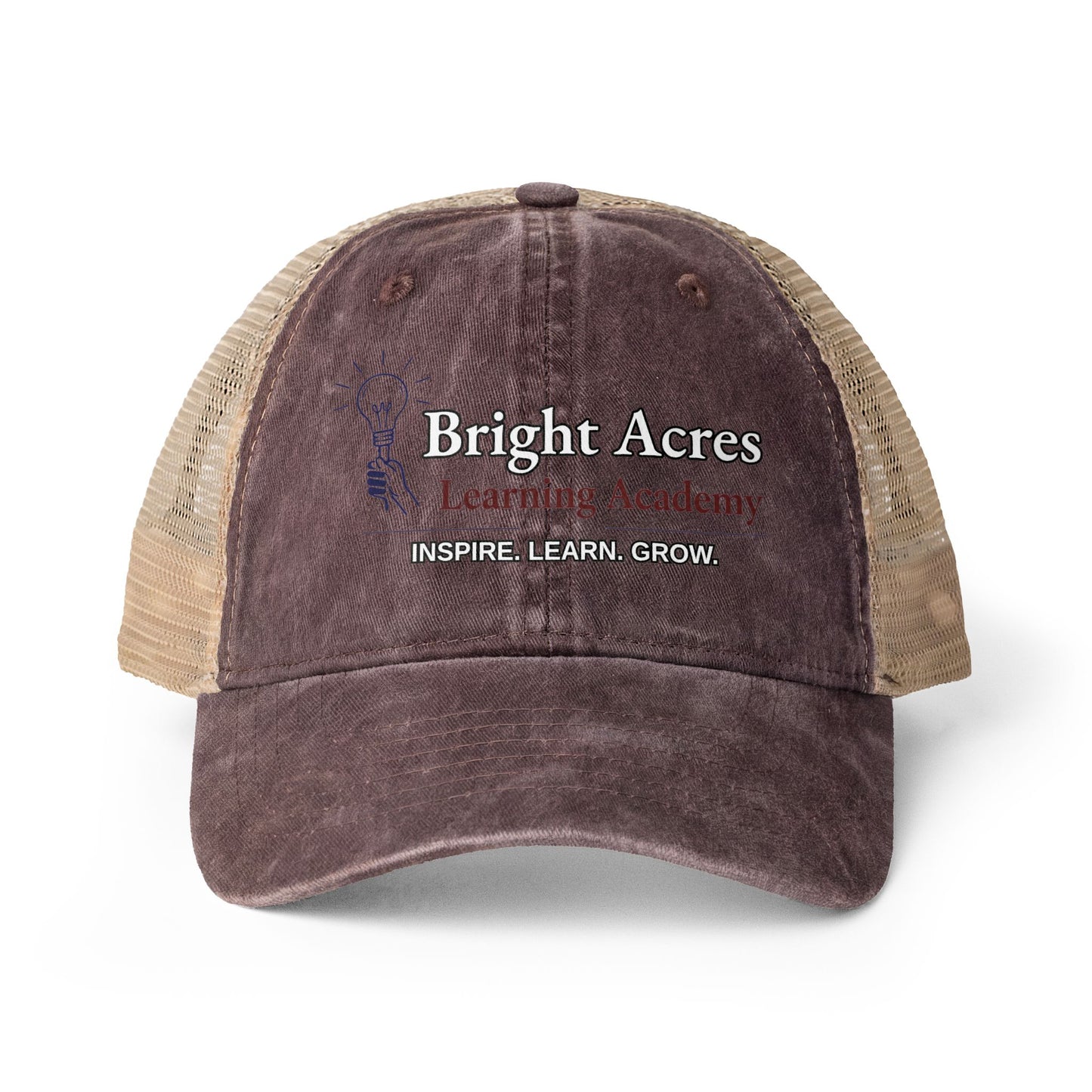 Bright Acres Women's Washed Mesh-Back Cap
