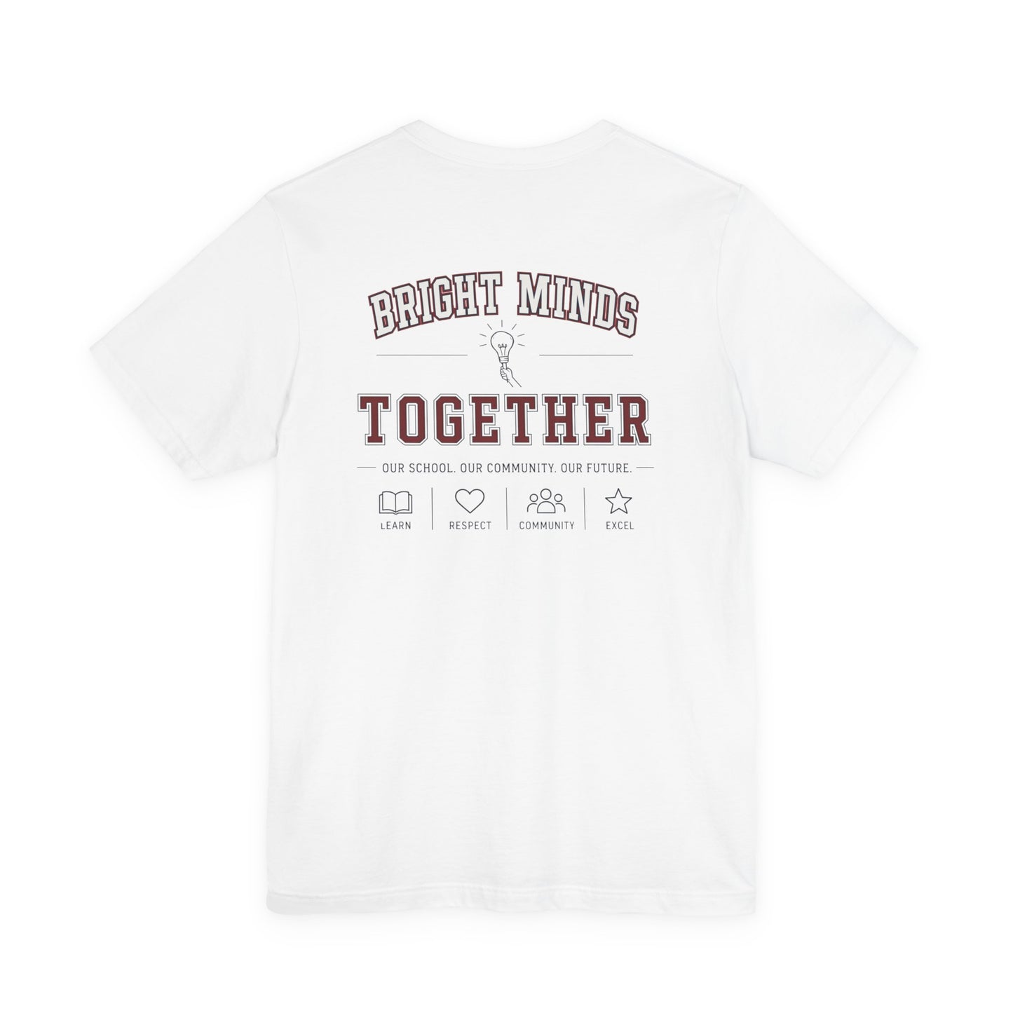 Bright Acres Learning Academy Tee — "Bright Minds Together" School Shirt