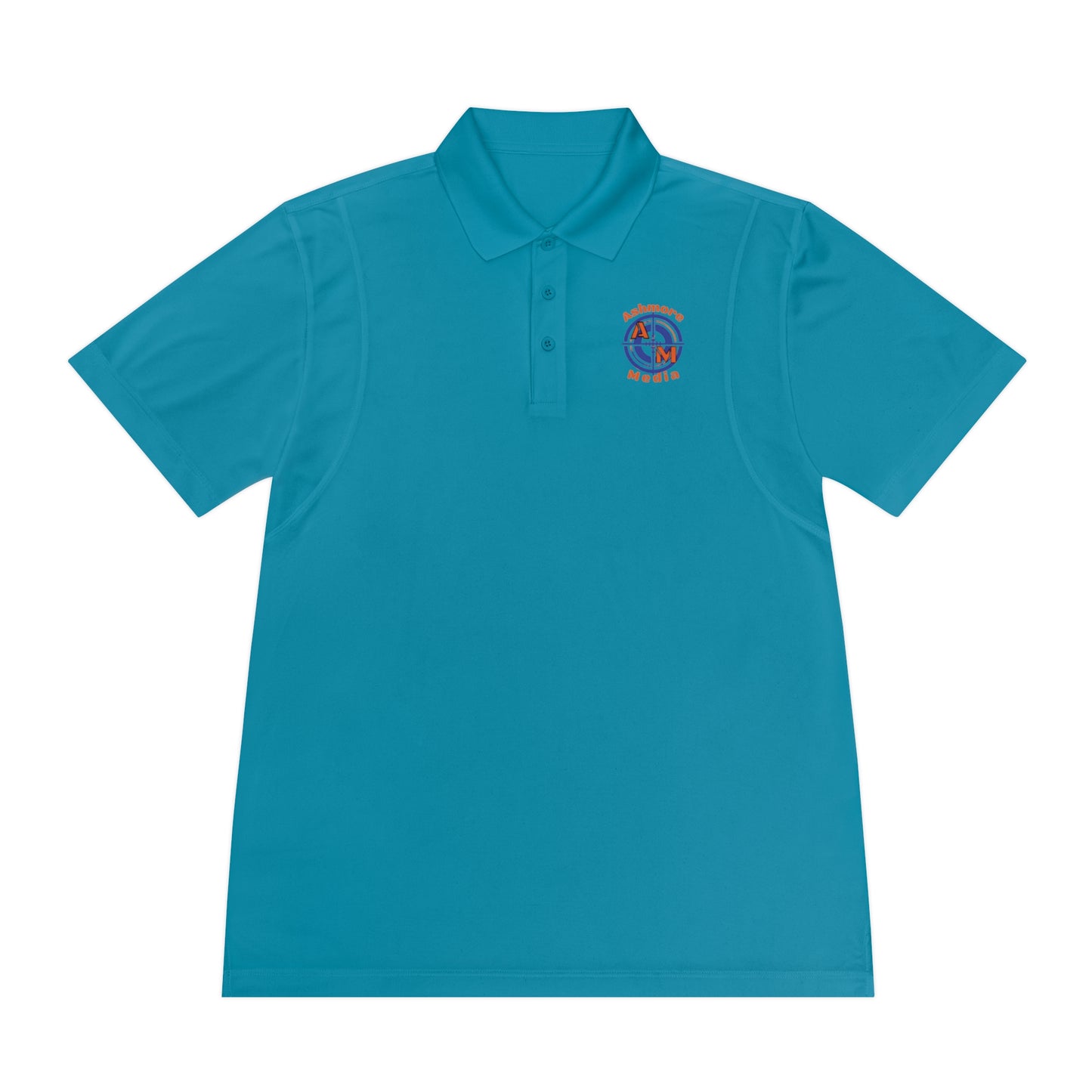 Ashmore's Media Logo Men's Sport Polo Shirt