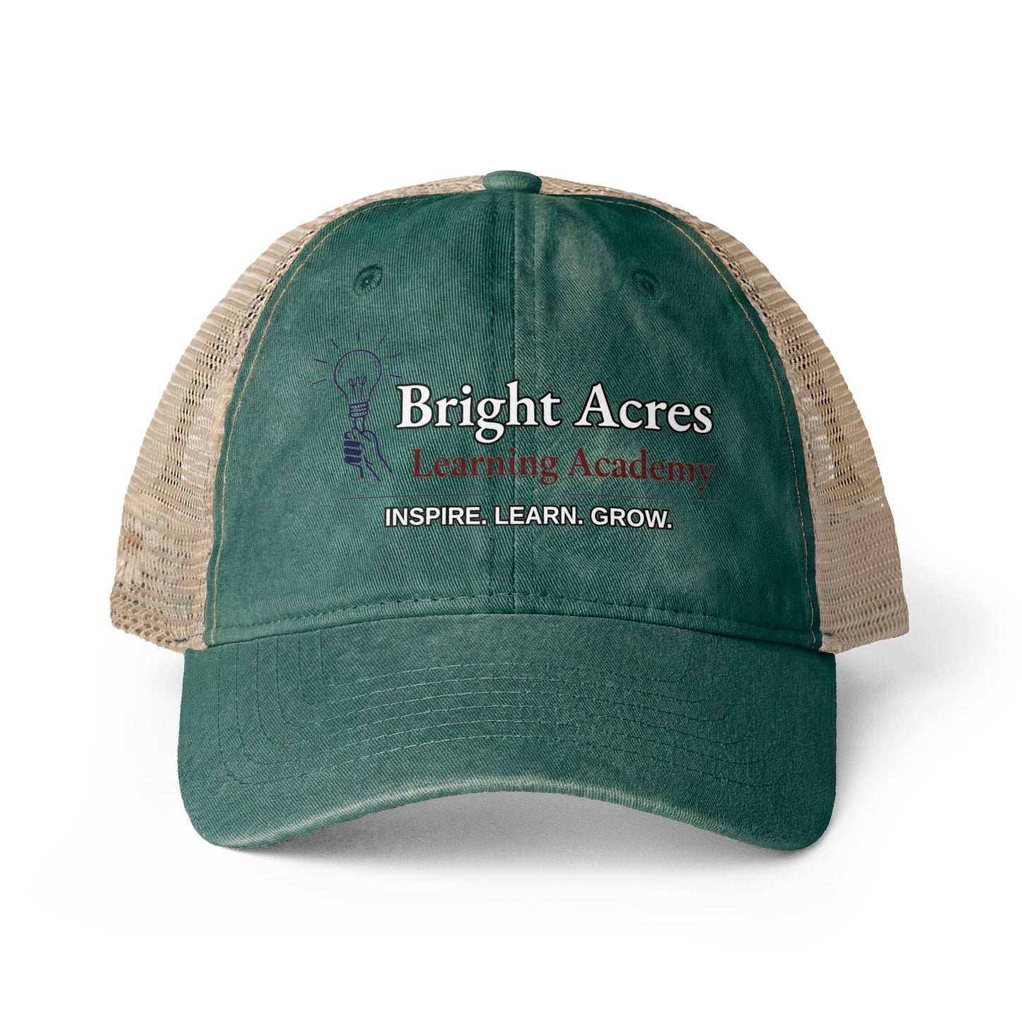 Bright Acres Women's Washed Mesh-Back Cap