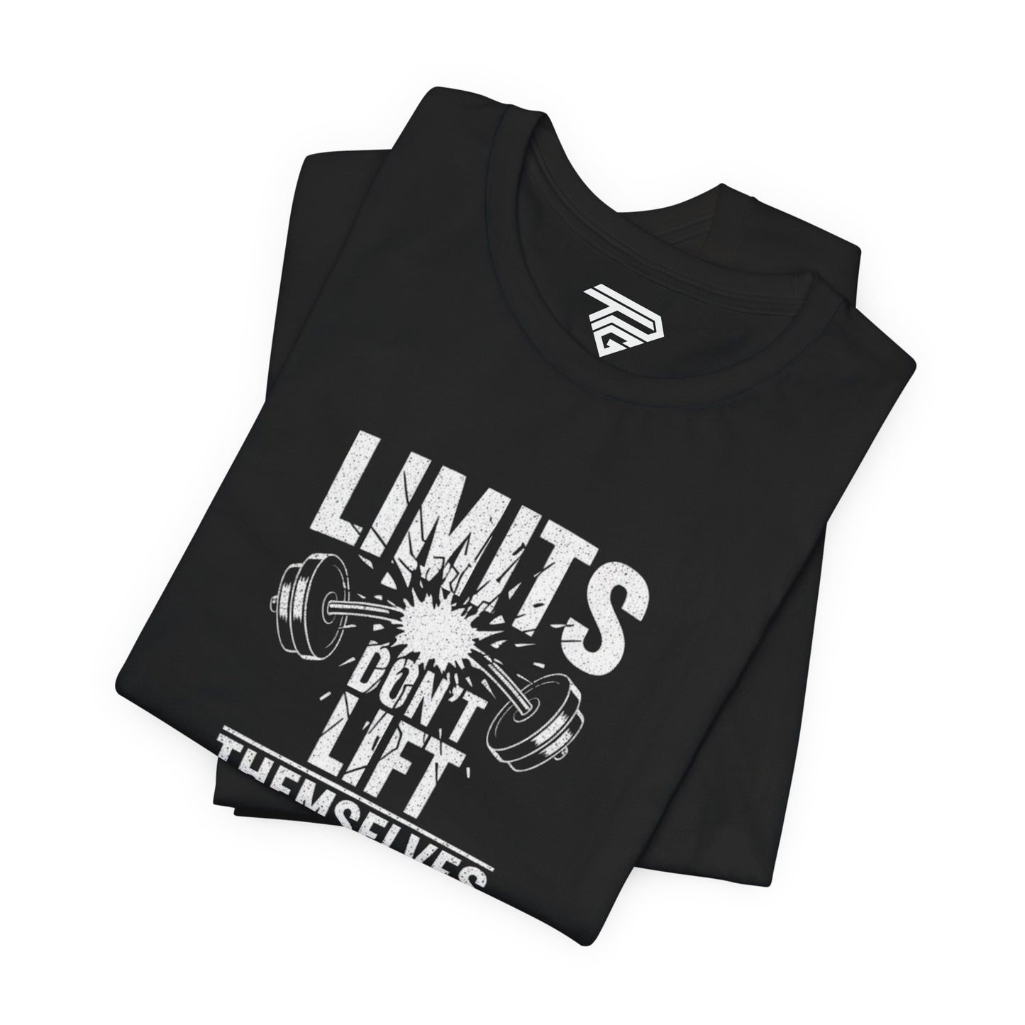 Gym Motivation T-Shirt – “Limits Don’t Lift Themselves” Fitness Tee
