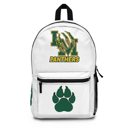 Panthers Paw Logo Backpack School Spirit Bookbag