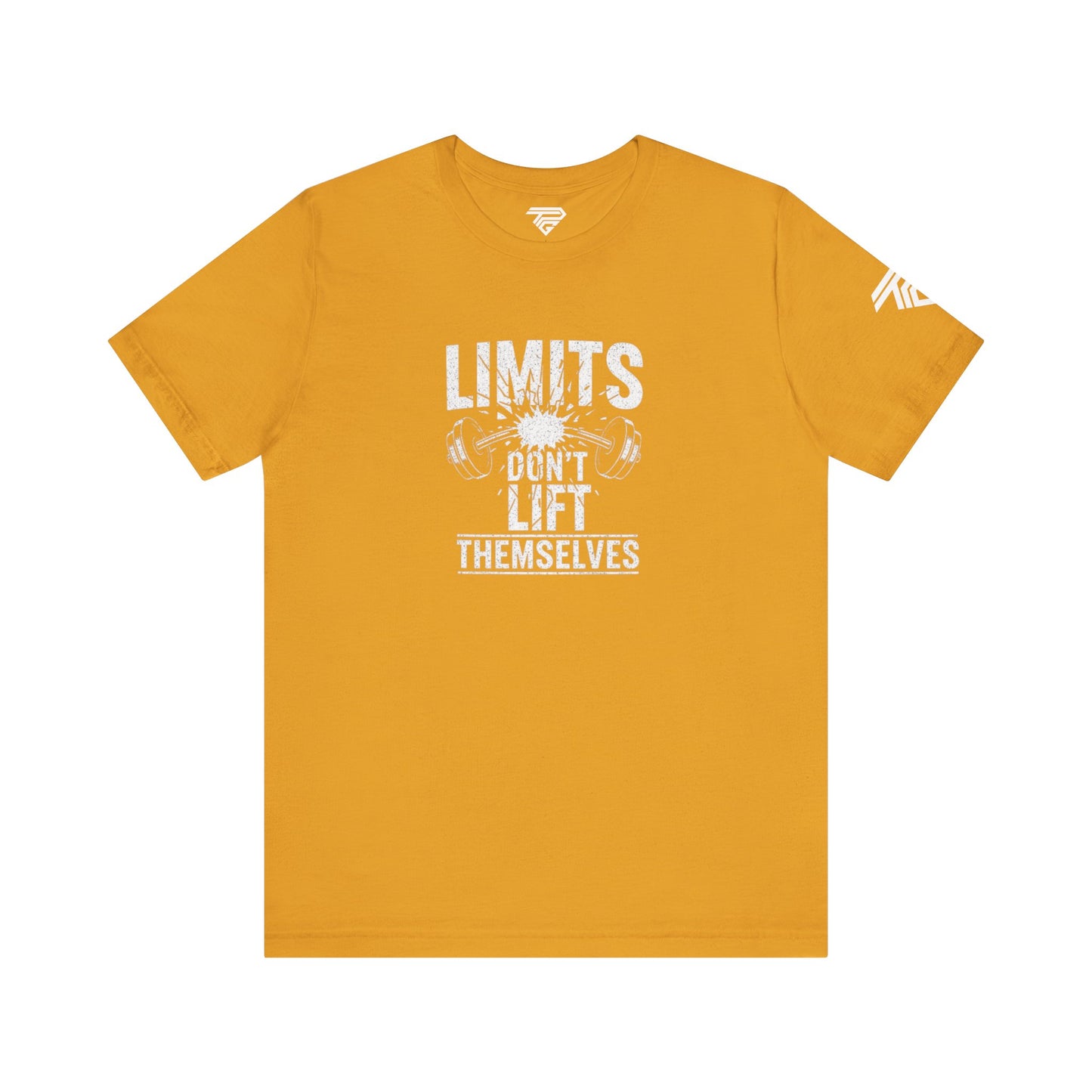 Gym Motivation T-Shirt – “Limits Don’t Lift Themselves” Fitness Tee