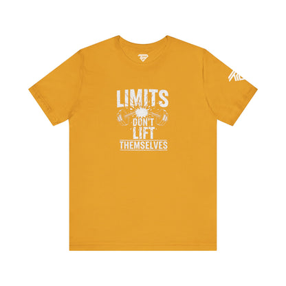 Gym Motivation T-Shirt – “Limits Don’t Lift Themselves” Fitness Tee