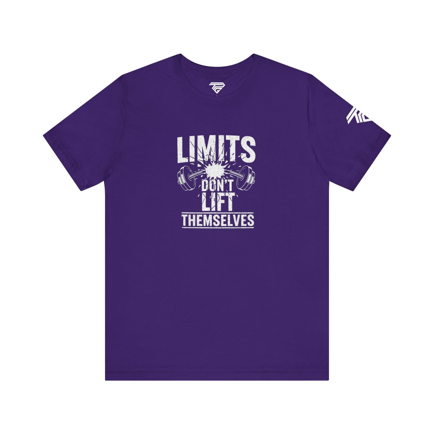 Gym Motivation T-Shirt – “Limits Don’t Lift Themselves” Fitness Tee