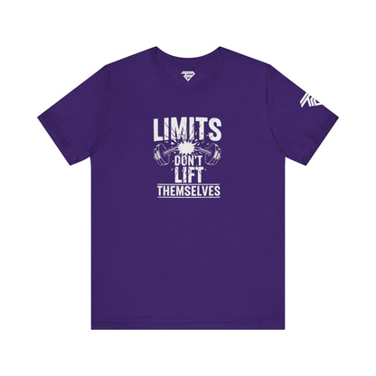 Gym Motivation T-Shirt – “Limits Don’t Lift Themselves” Fitness Tee