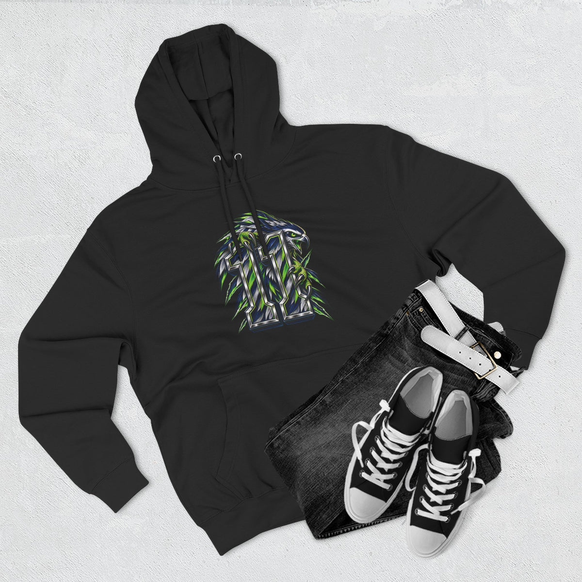 Neon Talon 11 Football Hoodie