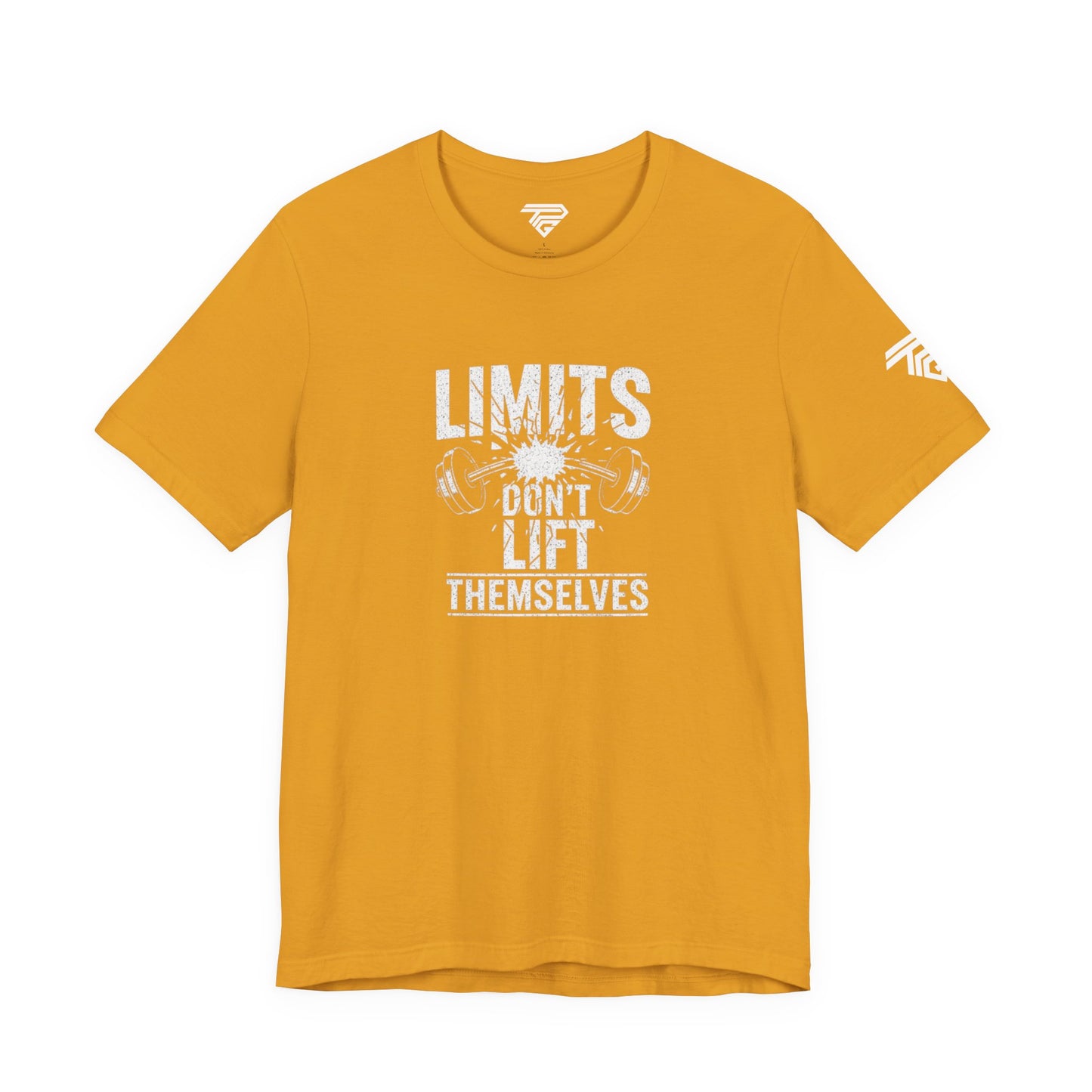 Gym Motivation T-Shirt – “Limits Don’t Lift Themselves” Fitness Tee