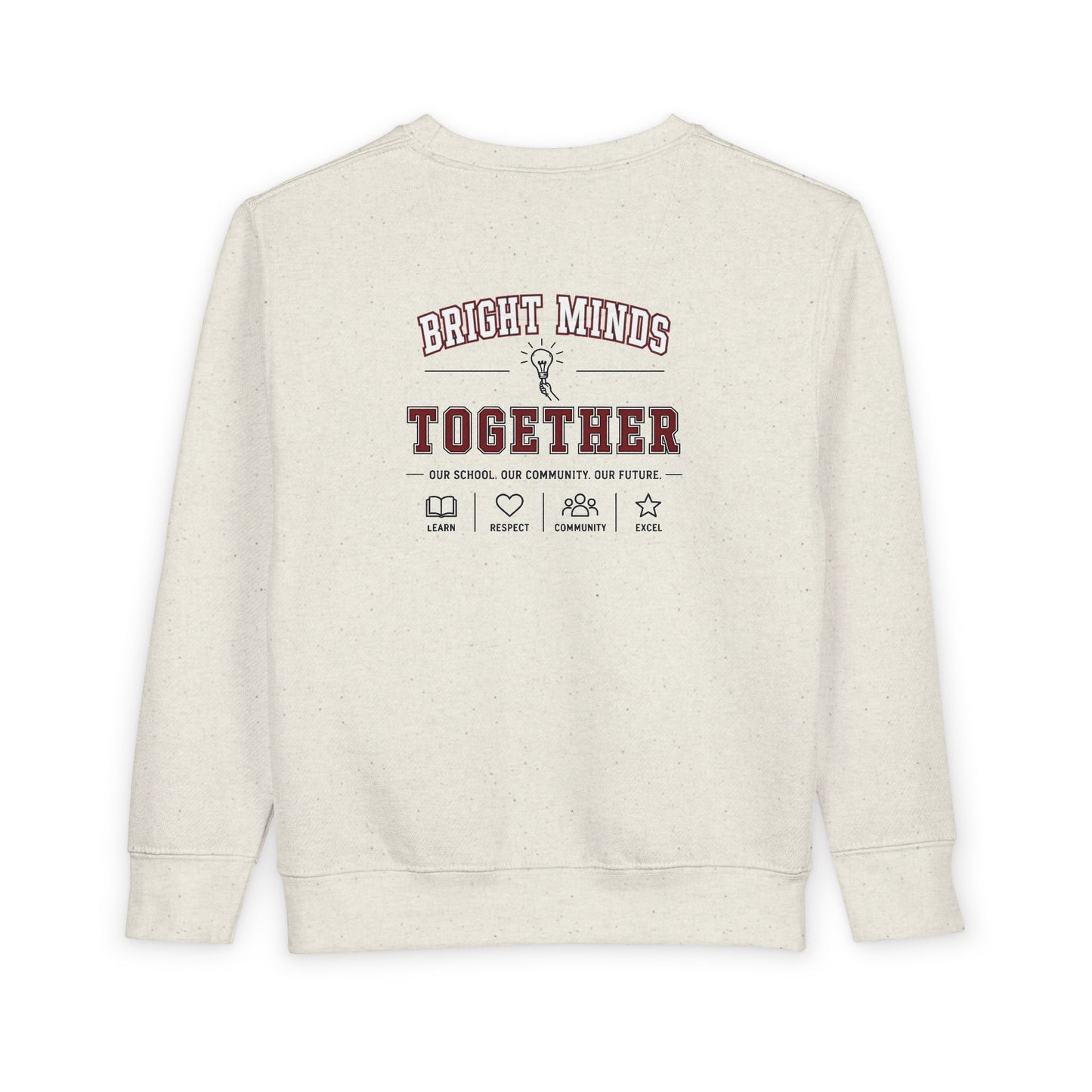 Bright Acres Learning Academy Toddler Sweatshirt — Inspire Learn Grow Logo Crew
