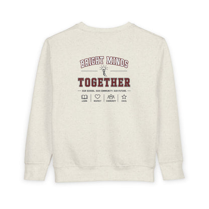 Bright Acres Learning Academy Toddler Sweatshirt — Inspire Learn Grow Logo Crew