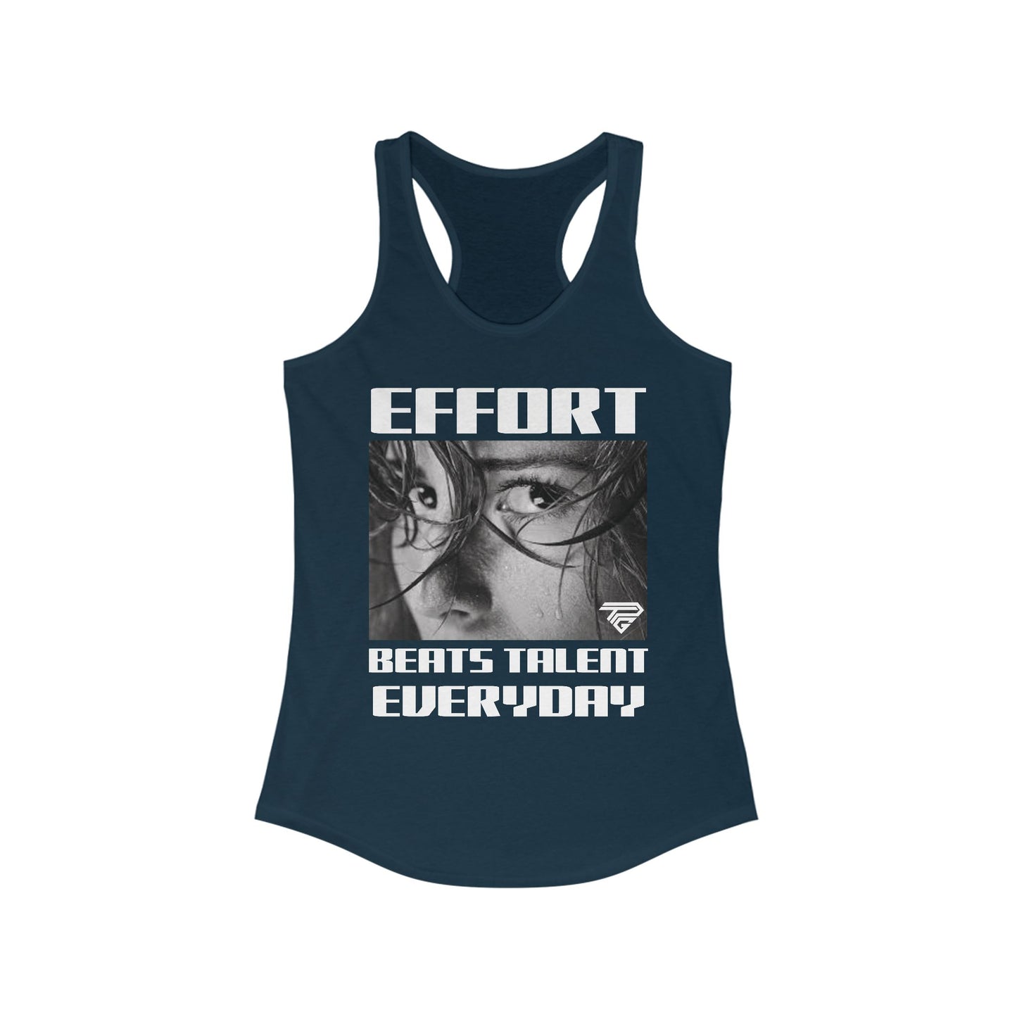 Effort Beats Talent  -  Everyday Active Racerback Tank