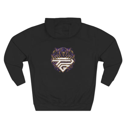 Purple Night 8 Football Hoodie