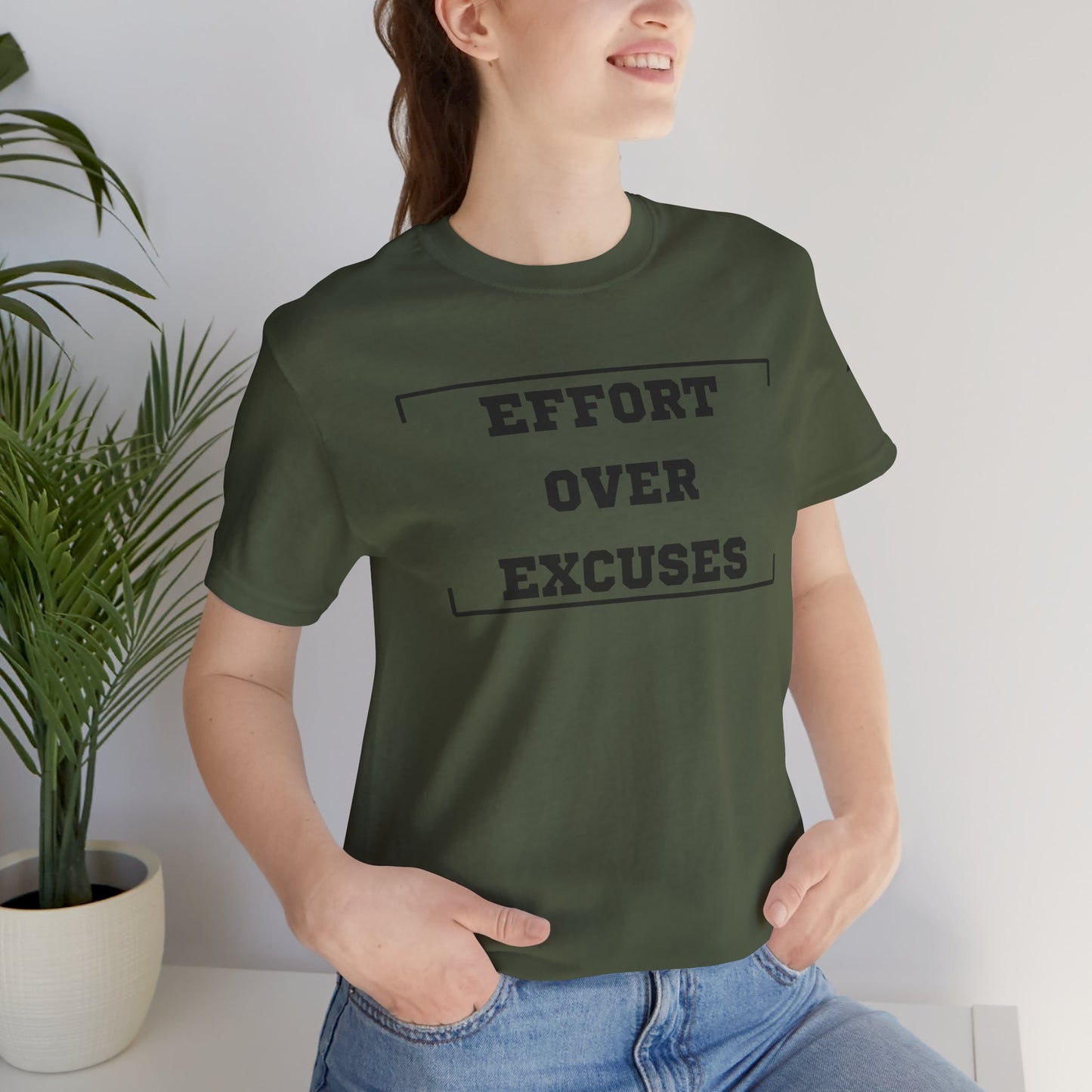 'Effort Over Excuses' Unisex Tee